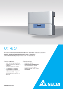 RPI M10A - Delta Energy Systems