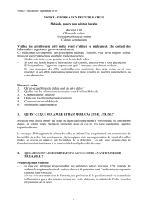 Notice - Molaxole - septembre 2010 NOTICE : INFORMATION DE L