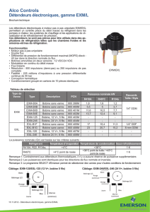 EXM/EXL - Emerson Climate Technologies