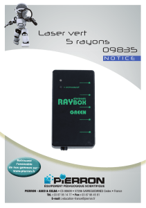 Laser vert 5 rayons 09835
