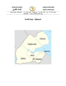 Profil Pays : Djibouti