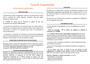 MEDECIN TYVERB (Lapatinib)