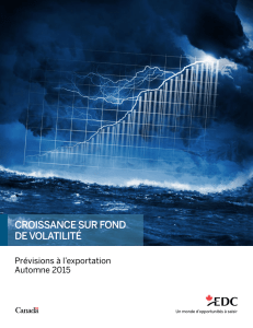Automne 2015 - Exportation et d&eacute;veloppement Canada (EDC)