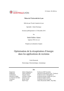 Etat de l`Art des Rectennas et Présentation du Sujet de