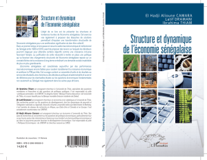 Structure et dynamique de l`économie sénégalaise