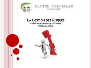le risque - Centre Hospitalier de Carcassonne
