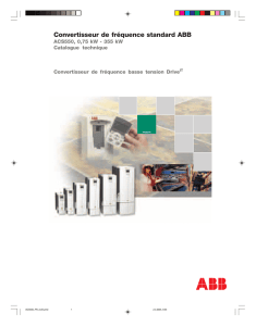 Convertisseur de fréquence standard ABB