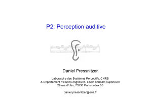 P2: Perception auditive