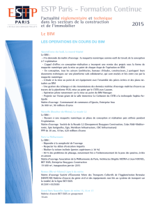 ESTP Paris - Formation Continue 2015