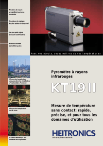 Brochure KT19II - HEITRONICS Infrarot Messtechnik 65205