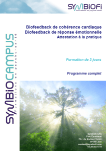 Biofeedback de cohérence cardiaque Biofeedback de