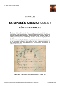 composés aromatiques - Les Olympiades Internationales de Chimie