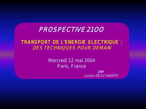 Transport de l`énergie électrique - des techniques pour