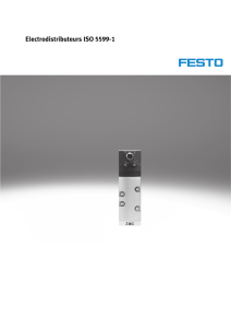 Electrodistributeurs ISO 5599-1