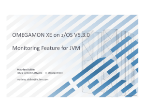OMEGAMON XE for JVM Monitoring Feature V530