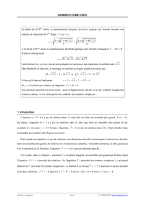 Cours complet sur les nombres complexes - TS