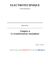 transformateur monophasé