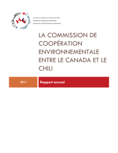 La Commission de coopération environnementale entre le Canada
