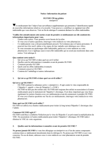 Notice: Information du patient OLYSIO 150 mg gélules
