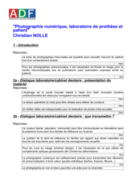 FICHE DE POSTE  Assistante dentaire