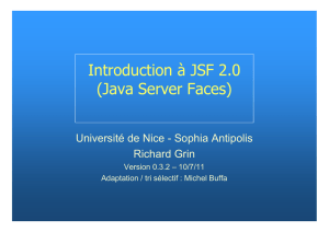 Introduction à JSF 2.0 (Java Server Faces)