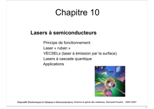 Lasers à semiconducteurs