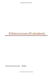 Echinococcoses (Evaluations)