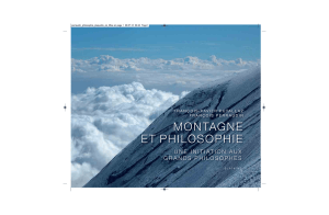 montagne et philosophie