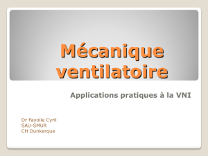 Mecanique ventilatoire – Dr C. FAYOLLE
