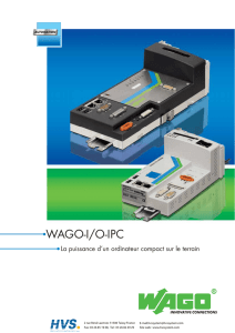 WAGO - I/O - IPC - La puissance d`un ordinateur