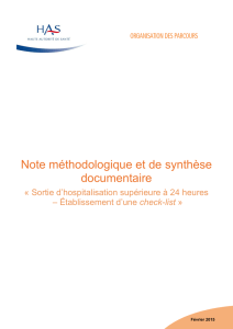 Note méthodologique