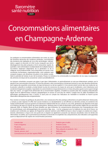 Consommations alimentaires en Champagne-Ardenne