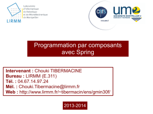 Programmation par composants avec Spring