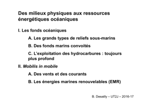 Des milieux physiques aux ressources énergétiques océaniques