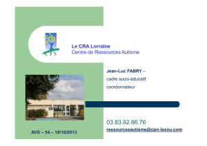Diaporama CRA - Académie de Nancy-Metz