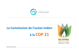 La Commission de l`océan Indien à la COP 21