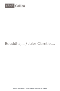 Bouddha,... / Jules Claretie - Gallica