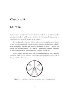 Chapitre 9 La roue - physique