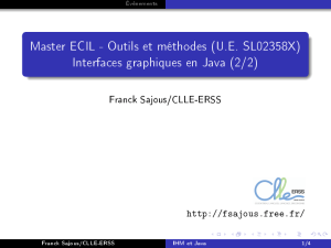 Master ECIL - Outils et méthodes (U.E. SL02358X) Interfaces