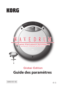 WAVEDRUM Global Edition Guide des paramètres