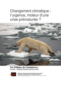 Urgence et changement climatique - Magazine de la communication