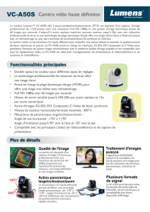 VC-A50S Caméra vidéo haute définition