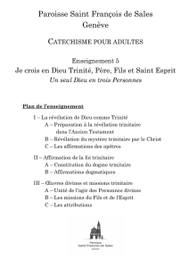 Documents écrits - Paroisse saint Francois de Sales
