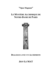 Le mystere alchimique de Notre-Dame