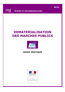 Consulter le guide de la DAJ de Bercy