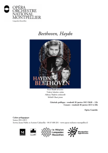Beethoven, Haydn - Opéra Orchestre National Montpellier