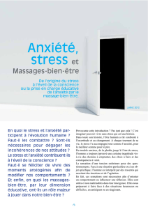 Anxiété, stress et