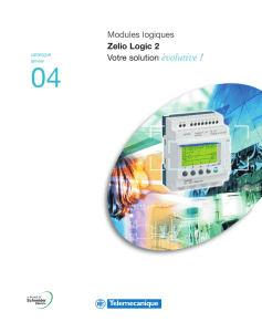 Modules logiques Zelio Logic 2