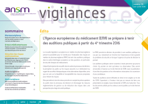Vigilances Bulletin - N°70