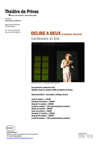 DELIRE A DEUX - Lardenois et Cie